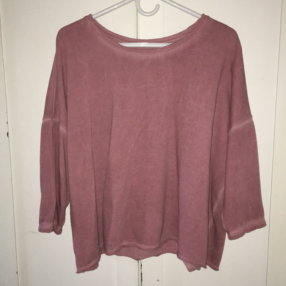 American Eagle cropped oversized sweatshirt